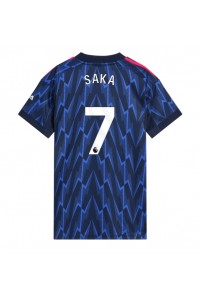 Arsenal Bukayo Saka #7 Fotballdrakt Borte Klær Dame 2025-26 Korte ermer